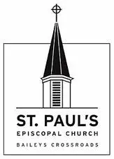 A church steeple with the name of st. Paul 's episcopal church underneath it