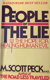 A book cover with the title people of the lie.